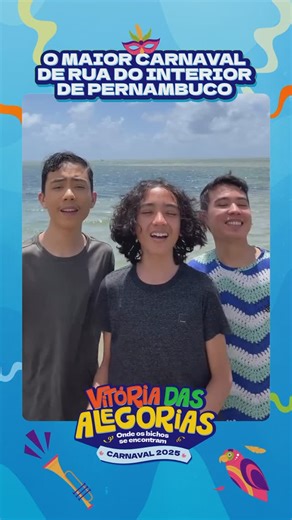 Paulo Roberto | Gleydson, Yvison & Lohan confirmados no Carnaval Vitória das Alegorias! Eles se apresentam na segunda-feira, dia 03, no Polo Silva Jardim,... | Instagram