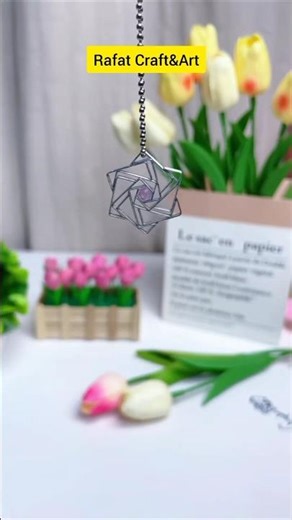 Staple Rose Flower Ring #Craft #crafttutorial #craftideas #crafts #craftvideos #diy