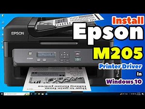 How to Download & Install Epson M205 Printer Driver in Windows 10 PC or Laptop