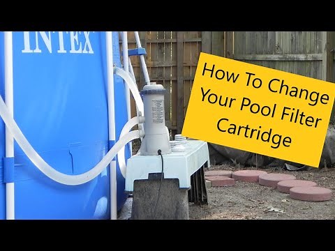 How To Change The Filter Cartridge Intex Krystal Clear Pump