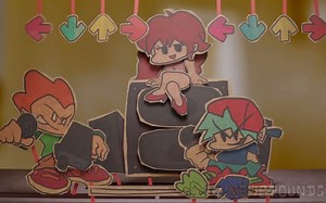 纸版形态Friday Night Funkin【FNF动画】Friday Night Funkin - Cardboard Edition