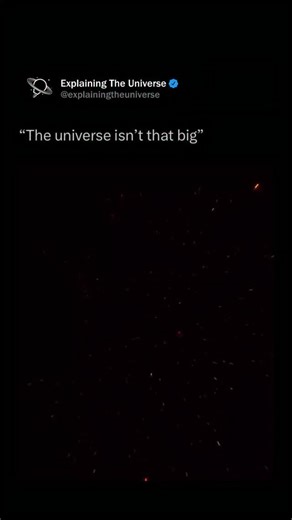 Explaining The Universe on Instagram: "The observable universe is unimaginably vast—about 93 billion light-years across—but that’s only the part we can see. Because space itself has been expanding since the Big Bang, light from very distant galaxies has taken so long to reach us that the actual distance to those galaxies today is far greater than their “light-travel time.” Beyond the observable horizon, the universe likely continues, possibly infinitely, but we can’t detect it because light from
