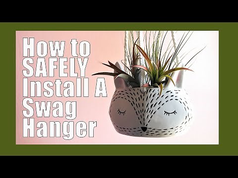 🌱How to hang a plant from your ceiling 🌱| Plant hanger