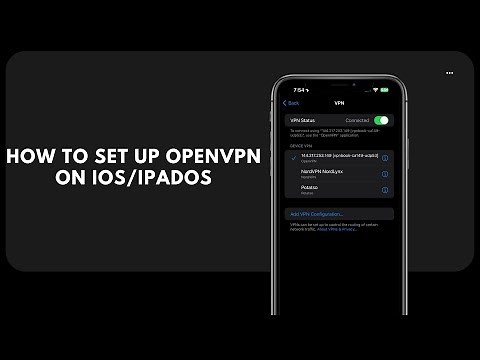 How to setup OpenVPN on iOS/ipados