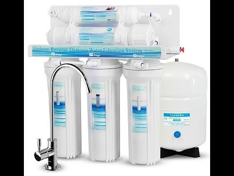Geekpure RO5 5stage Reverse Osmosis Water Filtration System Installation