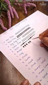 Basic Mehndi Elements for Beginners | Mehndi Sikhna Shuru Karein! 🌿✨ #viral #video #song