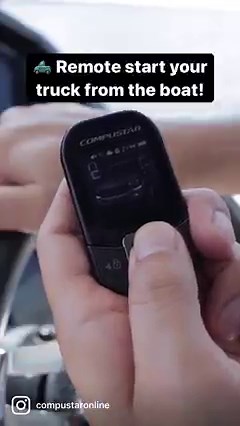 2.4K views · 22 reactions | Enjoy the lake by remote starting your truck from the water with a long-range Compustar remote! Get up to 3 miles of max range on the 2-way PRO T13. This IPX-7 waterproof remote makes a great companion for the dock and boat launch! Learn more about the PRO T13 at www.compustar.com. #Compustar #remotestart #caraccessories #carmods #carsecurity #trucks #caralarm #towing #boats #lake #waterproof #summer | Compustar | Facebook