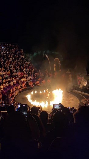 The #Kecak #Fire #Dance is an elaborate performance based on the Hindu epic, #Ramayana. It's performed by about 50 people with a large portion of them being tasked with chanting the famous