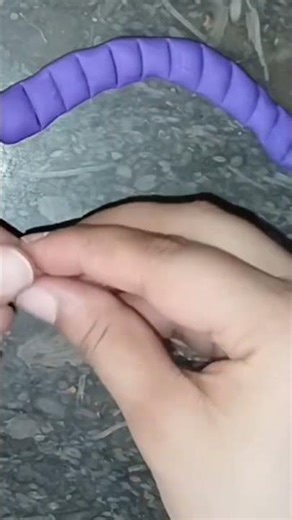 #clay #crafts #miniature #making snake 🐍 with clay
