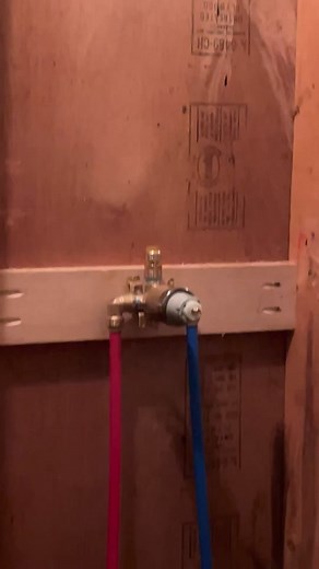 Installing a new shower mixing valve with Shark Bite fittings and pex pipe #plumbing #diy #diyprojects #diyproject #homerepair #homerenovation #homeremodel #diyhome #homeimprovement #homeimprovements #home #bathroom #bathroomremodel #bath #shower #plumber #plumbers #plumbinglife #contractor #construction #homeconstruction #sharkbitefittings #howto