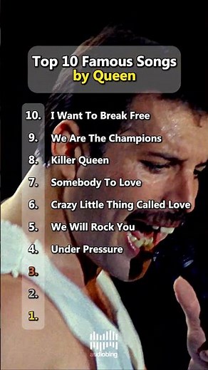 Top 10 Famous Songs by Queen