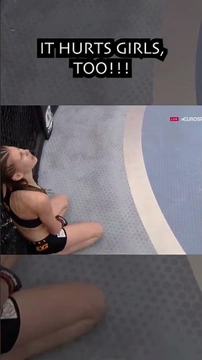 WOMEN'S MMA: The most PAINFUL low blow ever? 女金蹴り/マン的
