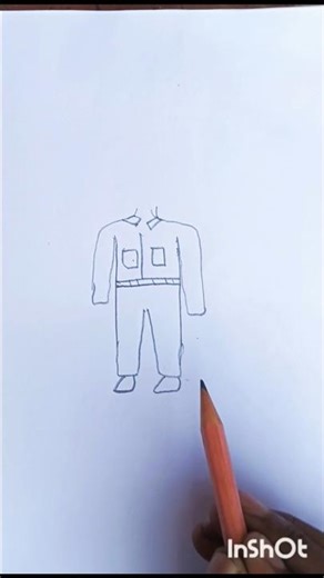 Easy Human Drawing | Step By Step #shorts
