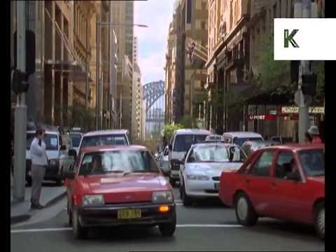 1990s Sydney, Australia, Street Scenes