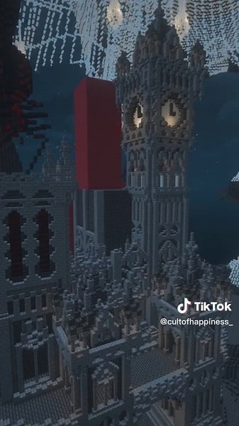 Gothic Minecraft Castle #fyp #fypシ #Minecraft #minecraftbuilding #timelapse #satisfying #gaming #gothic #building #minecrafter #viral