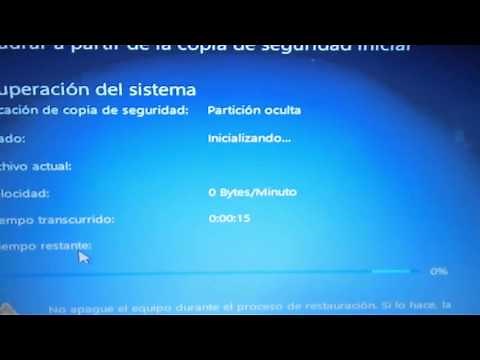 Restaurar de fabrica laptops Lenovo