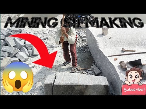 Mining sij making hard work l patthal fodane Ka Tarika
