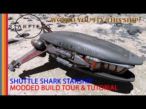 Starfield Shark Shuttle Build Tour & Tutorial