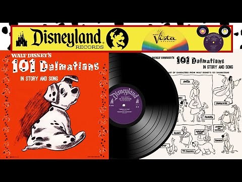 Walt Disney's "101 DALMATIONS In Story and Song" Restored Disneyland LP