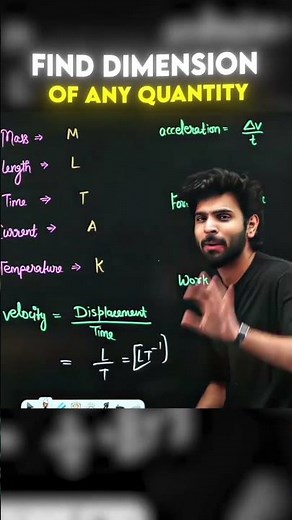 Find Dimensions Of any Quantity Dimensional Class 11 Physics Chapter-1 | Units and Measurements