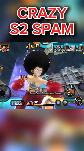 AFRO LUFFY CAN SPAM S2 LIKE CRAZY 🤧 #onepiece #onepiecebountyrush