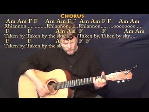 Rhiannon (Fleetwood Mac) Strum Guitar Cover Lesson with Chords/Lyrics