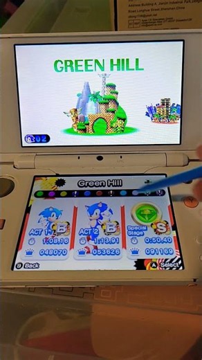 Sonic Generations 3DS gameplay