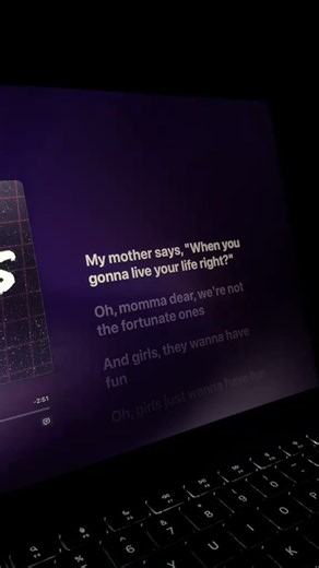 girls just wanna have fun #song #music #applemusic #lyrics #fyp