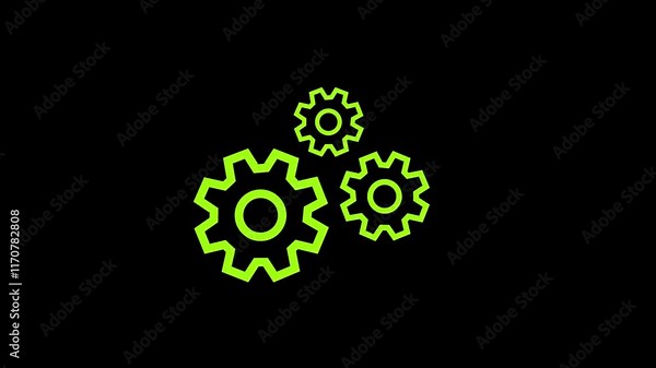 Updating bar icon . updating software , installing or updating new software etc.4k motion video.