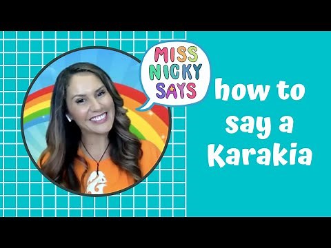 Waiata Karakia - A simple Karakia / prayer for children in te reo Māori