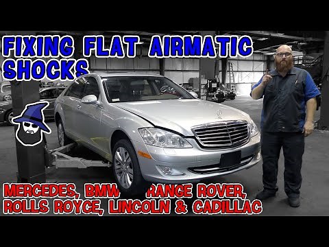 Fixing Flat Airmatic Suspension System. CAR WIZARD shows just how easy it is on several platforms