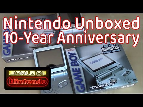 Nintendo Unboxed 10-Year Anniversary: Game Boy Advance SP (US) 2003, 2005