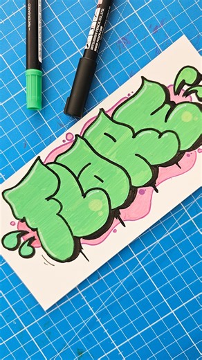 How to draw ✏️ "Flare" Throwie Graffiti 😲 | Graffiti Lettering #graffiti