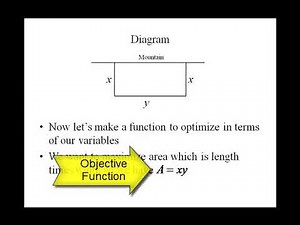 optimization example - maximize area