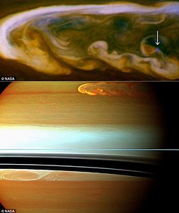 Huge Storm on Saturn Captured by NASA Spacecraft