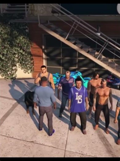 Franklin blue gang Vs green gang the end#edit #capcut #flightgamer