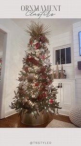 CHRISTMAS TREE ORNAMENT CLUSTERS! 🎄follow @tnstyled for more! Okay these are the cutest and easiest way to elevate your Christmas tree! And also super affordable- I got pipe cleaners and used some mini ornaments. Let me know if you guys try this out! #christmas #christmasdecor #holidaydecor #christmastree #holidayfun #holidaydecorhack #momhacks #holidayfun #christmastime #christmastime🎄 #decor #easy #michaels #craft #affordable | Tnstyled