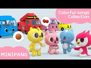 Learn and Sing with Miniforce | Colorful songs Collection | Color play | Mini-Pang TV 3D Song