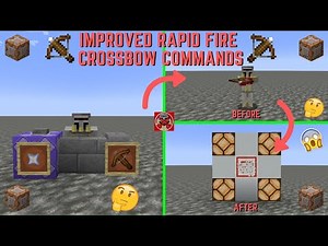 Command Block Tutorial #252: Improved Rapid Fire Crossbow Commands in Minecraft (1.21+)