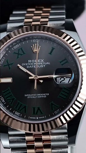 The Wimbledon Datejust Always Wins 🎾🌹 Rolex 126331 Everose Rolesor