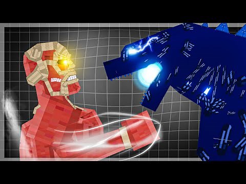 Can the Colossal take on GODZILLA? in People Playground