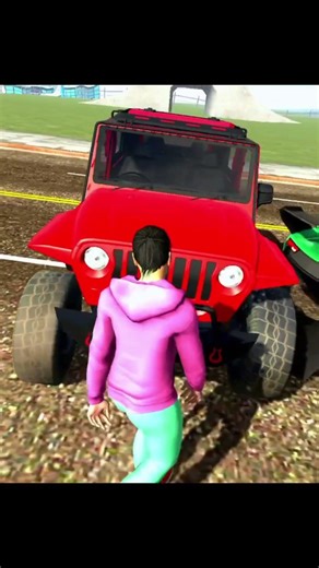 ❤️Jai Shree Ram 🚩 Accident ho gaya #ytshorts​#trending​ #viral​ #thar​ #indanbikedriving3d​ #gaming​