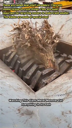 Watching This Giant Metal Monster Eat Everything In Its Path