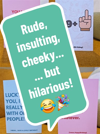 🎉 Looking for the perfect birthday card? 🎈 Look no further! At Cheeky Card Co on Etsy, we’ve got a hilarious range of birthday cards for everyone in your life—friends, boyfriends, girlfriends, husbands, wives, and even that quirky cousin! 😂 Each card is designed to bring smiles and laughs, making birthdays even more special. Whether you want to go cheeky or sweet, we've got you covered! 🌟 Check out our collection and unleash the giggles on your loved ones! 🥳💌 👉 Swipe up to explore! #Funny