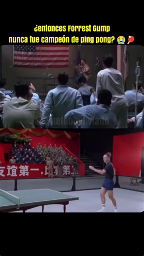 En la icónica escena de Forrest Gump, Tom Hanks domina la mesa de ping pong… pero en realidad, ¡no había pelotas! Todo se logró con su increíble actuación, movimientos coordinados y cámara cuidadosamente ubicada, dando la ilusión de que estaba jugando al más alto nivel. #cinefiloboliviano #tomhanks #forrestgump #cine #pingpong