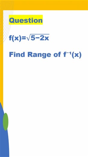 Only 1% Can Find the Range of This Inverse Function
