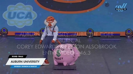 Auburn University - Aubie the Tiger [2025 Division IA Mascot Finals] 2025 UCA & UDA College Cheerleading & Dance Team National Championship