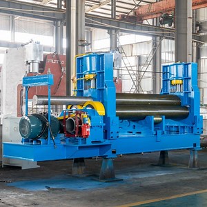 [Hot Item] Factory Supply Universal Adjustable Hydraulic Three-Roll Plate Rolling Machine