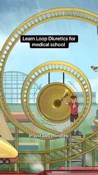 Loop Diuretics explained for med students #youtubeshorts