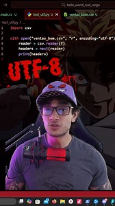 Te enseño la codificación utf-8-sig para crear ETL’s interoperables.#programacion #python #dataengineering #etl | Pildoras de programación